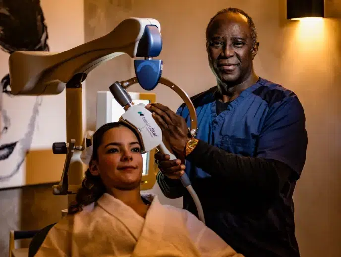 NeuroStar TMS depression treatment in Miami with Dr. Bankole Johnson at Casa Privee.