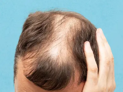 Moderate hair loss treatment starts with a hormone assessment followed by microneedling and PRP treatment for hair regrowth.